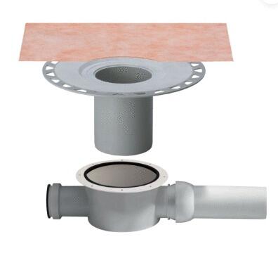 KERDI-DRAIN - Kit d'évacuation horizontale avec siphon