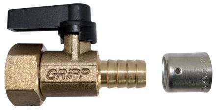 ACCESSOIRE COLLECTEUR DISTRIGRIPP - Vanne intégrée - Ecrou tournant 1/2"