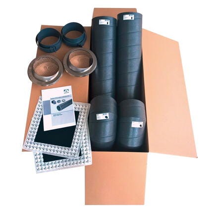CONDUIT ET COUDE POUR CET - Kit de raccordement horizontal pour Chauffe-eau thermodynamique