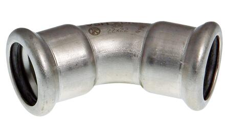 COUDE XPRESS ACIER INOX - Coude 45° FF - 304