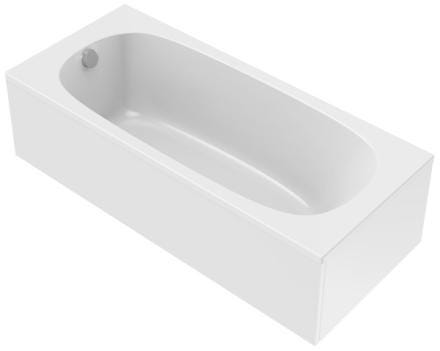 BASTILLE - Baignoire rectangulaire avec pieds réglables