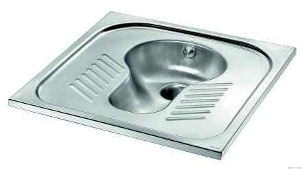 WC TURC SHA 700 1 INOX/SAT             113620 DELABIE G ET J  [113620] 