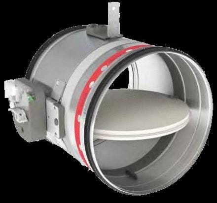 CLAPET COUPE-FEU 2 H CIRCU. D125       860829 S&P FRANCE SOLER & PALAU  [860829]