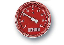 THERMOMETRE ROUGE P/COLLECT.P.C.  12205801001 REHAU TUBE  [12205801001]
