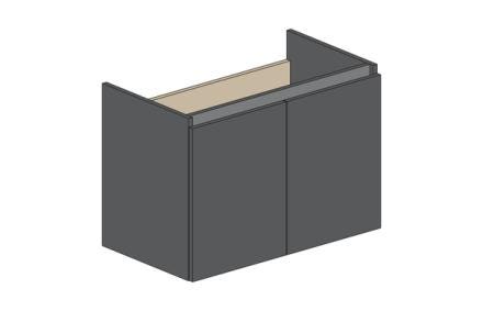 MEUBLE S/PLAN EAZY26 2P 80CM ANTHRAC.  RC0262
