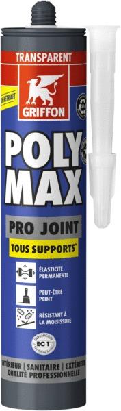POLY MAX® SEALANT PRO JOINT - Colle solution d'étanchéité premium et multifonctionpour intérieures, extérieures et sanitaires