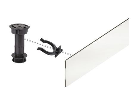 KIT TABLIER BLANC 900X124X10MM         801990 PELLET ASC  [801990]