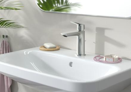 LOGIS FINE - Mitigeur de lavabo mural, chromé