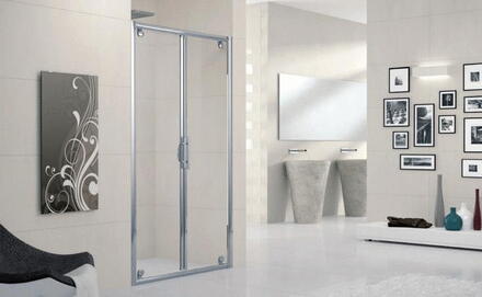 LUNES-B - Porte battante - Hauteur 190 cm - Ep. du verre 5 mm