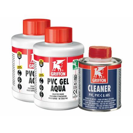 PVC AQUA BOT - Lot PVC Gel Aqua 1L + Cleaner 500 ml