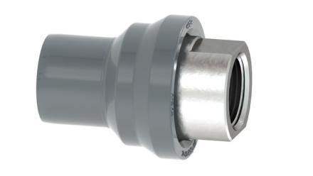 RACCORD TRANS.RP PVC AC.INOX  32 GF 721940108 FISCHER GEORG  [721940108]