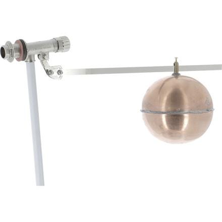 ROBINET FLOTTEUR 1/2 + F. CUIVRE 120MM 451090 JETLY  [451090]