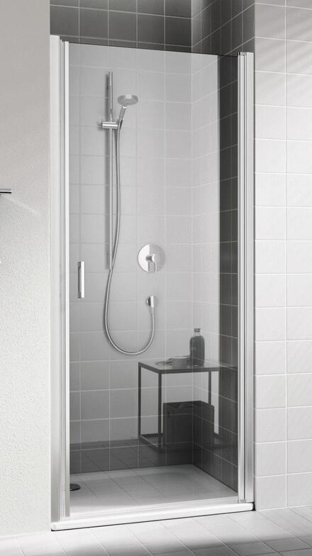 CADA XS - Paroi pivotante partiellement cadrée(Ouverture intérieur/extérieur) - Ep.du verre 5 mm