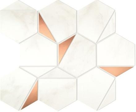 CAR. MARVEL CALACATTA DELICATO GOLD HEX  A4WT