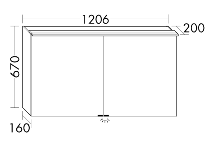 ARMOIRE TOIL. 121 FREE        BURGBAD SPKD121 BURGBAD  [SPKD121] 