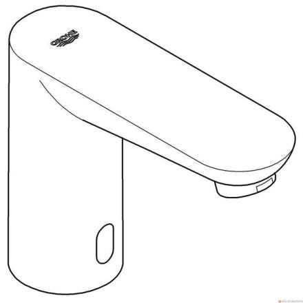 EUROECO COSMOPOLITAN E - Mitigeur lavabo électronique à infrarouge