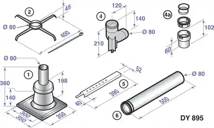 RACCORDEMENT FUMEES - Tube flexible