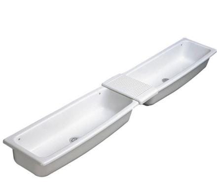 AUGE - Lavabo et Couvre-joint porte-savon