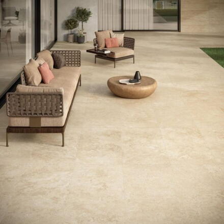 CAR. MARVEL TRAVERTINE  120X120 SAND CRO A8WV ATLAS CONCORDE  [A8WV] 