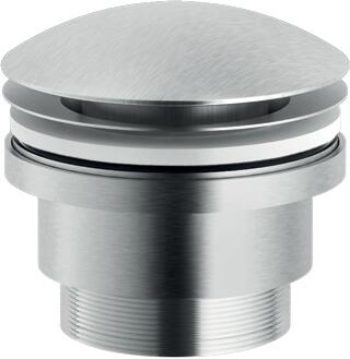 VIDAGE PUSH INOX BROSSE   NOBILI AV00110/11IX NOBILI RUBINETTERIE  [AV00110/11IX] 