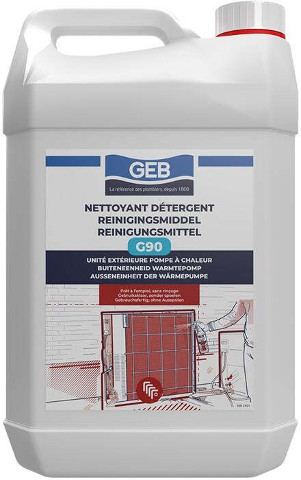 NETTOYANT &amp; DETERGENT - G90 - Produit à usage périodique pour l’entretien des échangeurs des unités extérieures PAC et climatisation