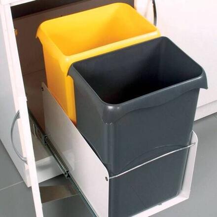 TRI SELECTIF - Poubelle dont l'accès est synchronisé avec l'ouverture de la porte