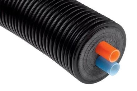 TUBE DBL.CH. 140/25X2.3 PN6       PE-XA 28253 ELYDAN  [28253]