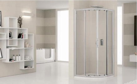LUNES-G - Porte pivotante - Hauteur 190 cm - Ep. du verre : 5 mm