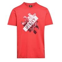 TEE-SHIRT GRAPH.ORGAN.ROUGE L   176914-C45045