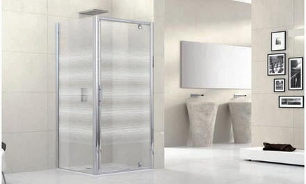 LUNES-G - Porte pivotante - Hauteur 190 cm - Ep. du verre : 5 mm