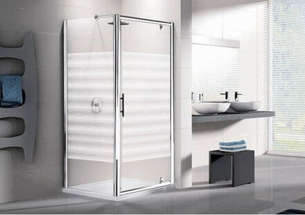 LUNES-G - Porte pivotante - Hauteur 190 cm - Ep. du verre : 5 mm