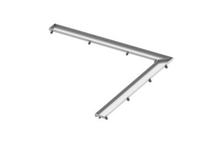 GRILLE ANGLE DRAINLINE PLATE 90CM BRIL.610970 TECE FRANCE  [610970]