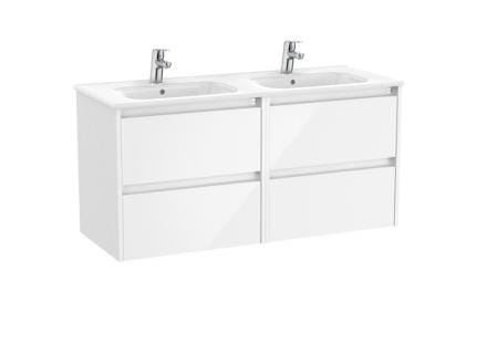 MEUBLE TENET UNIK 4TR 120CM BLC/BR A851891806