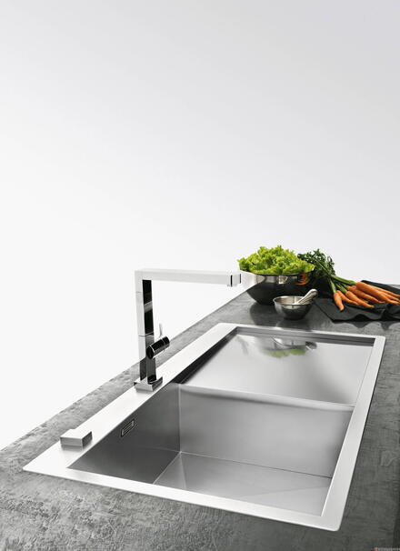 PLANAR - Evier inox à encastrer