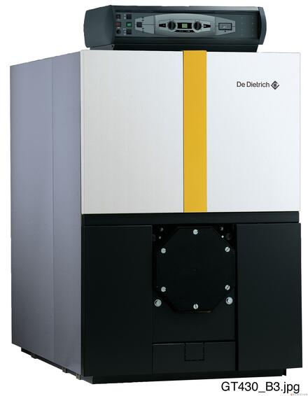 GT 430 - GT 530 - CHAUDIERE FONTE A EQUIPER D'UN BRULEUR FIOUL/GAZ - 310/1450 KW - Chaudière GT 430 - Cheminée - pour chauffage seul - non assemblée