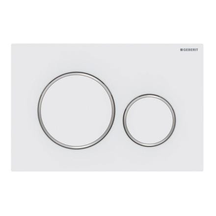 PLAQUE DECL.+BOUT. SIGMA20 BLC/M 115.882.JT.1 GEBERIT  [115.882.JT.1]