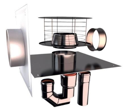 KIT JT MONTAGE C5 RENOV FLEX.INOX D80  057955 TOLERIE EMAILLERIE NANT-SETEN  [057955]