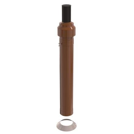 KIT 3CEP TOITURE D80/130  H1500MM OCRE 330688