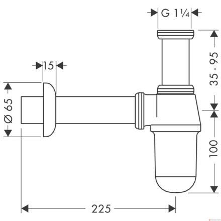 SIPHON POUR LAVABO / BIDET