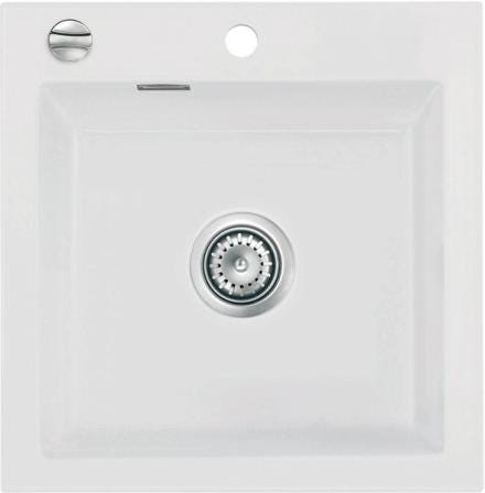 CUVE IDOLE 1 BAC 510*510 BLA0 BRILL - GAMME E JS AQUATOP  [EV5001216]