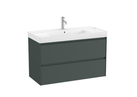 MEUBLE ONA UNIK 100CM+2 TIROIR+LAVABO  A85169 ROCA SANITAIRE  [A851693513]