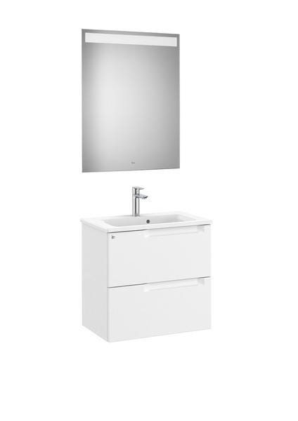 MEUBLE 60 ALEYDA 2 TIROIRS BLANC   A851830509 ROCA SANITAIRE  [A851830509]