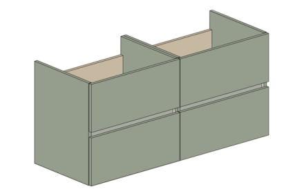 MEUBLE S/PLAN EAZY26 4T 120CM SAUGE       ENS
