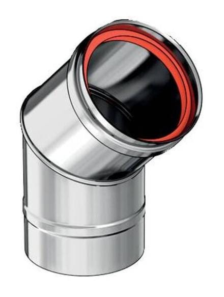 COUDE 45 INOX 316 CONDENS 180 4/10+JT  184180 TOLERIE EMAILLERIE NANT-SETEN  [184180]