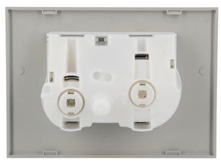 PLAQUE DUO CHROME SATIN-NICOLL       WPCDUOCM NICOLL  [WPCDUOCM]