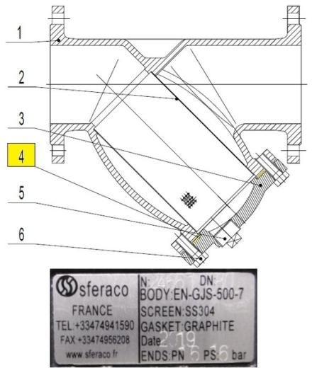 JOINT CHAP.220Y NM DN150 163X184      9803065 SFERACO  [9803065]