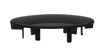 CAPOT ABS NOIR D116MM BONDES      03200000500 VALENTIN  [03200000500]