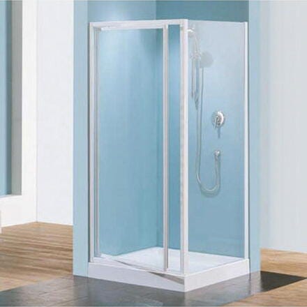 RIVIERA VF - Paroi fixe pour baignoire - Hauteur : 150 cm - Ep.du verre : 4 mm
