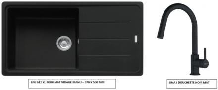 PACK BFG 611-XL BASIS EVIER FRAGRANIT  270181 FRANKE FRANCE  [270181]
