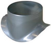 ACCESSOIRES DE RESEAUX - PEC - Piquage 90° sur conduit circulaire - Galva